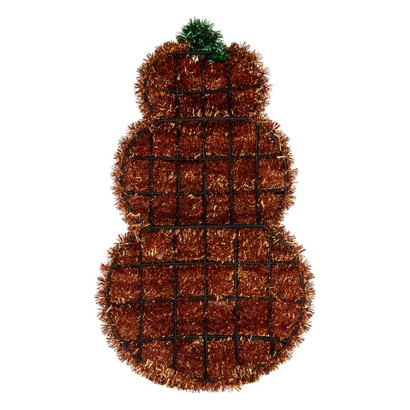 Clayre & Eef Décoration de Noël Citrouille Plastique