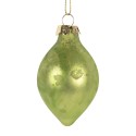 Clayre & Eef Palla di natale Ø 5x8 cm Verde Vetro