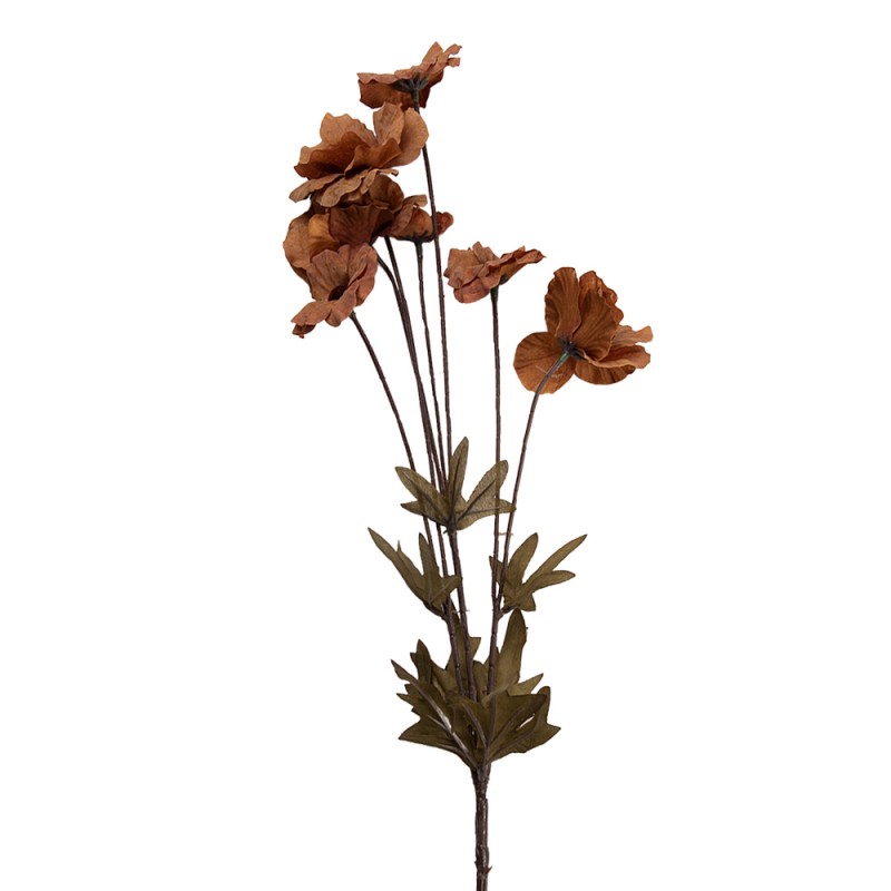 Clayre & Eef Kunstbloem 6x10x80 cm Oranje Kunststof