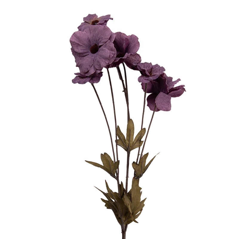 Clayre & Eef Kunstbloem 6x10x80 cm Paars Kunststof