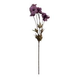 Clayre & Eef Kunstbloem 6x10x80 cm Paars Kunststof