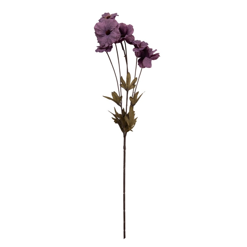 Clayre & Eef Kunstbloem 6x10x80 cm Paars Kunststof