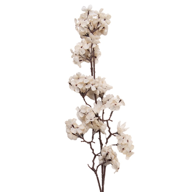 Clayre & Eef Kunstbloem 10x7x98 cm Wit Kunststof