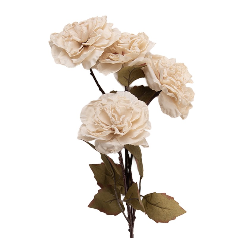 Clayre & Eef Kunstbloem 8x10x90 cm Beige Kunststof