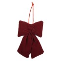 Clayre & Eef Decoration Bow 10x4x16 cm Red Synthetic