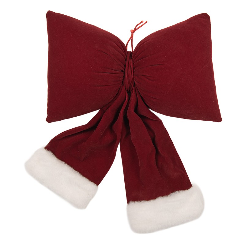 Clayre & Eef Deko-Schleife 28x10x40 cm Rot Synthetisch