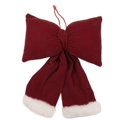 Clayre & Eef Deko-Schleife 20x7x25 cm Rot Synthetisch