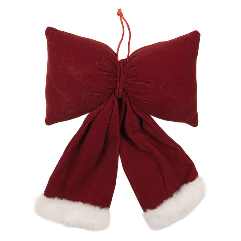 Clayre & Eef Deko-Schleife 20x7x25 cm Rot Synthetisch