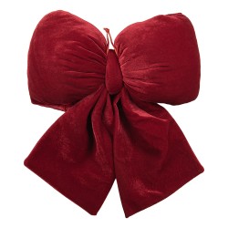 Clayre & Eef Deko-Schleife 30x12x35 cm Rot Synthetisch