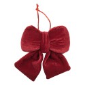 Clayre & Eef Deko-Schleife 12x5x15 cm Rot Synthetisch