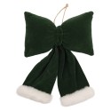 Clayre & Eef Deko-Schleife 20x7x25 cm Grün Synthetisch