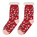 Clayre & Eef Chaussettes de Noël one size Rouge Synthétique