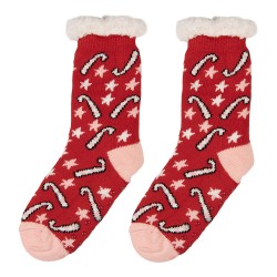 Clayre & Eef Kerstsokken one size Rood Synthetisch