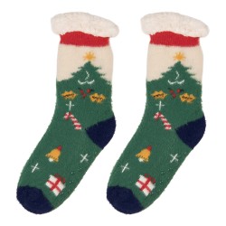 Clayre & Eef Calze di Natale one size Verde Sintetico