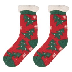 Clayre & Eef Kerstsokken one size Rood Synthetisch