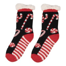 Clayre & Eef Kerstsokken one size Zwart Synthetisch