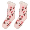 Clayre & Eef Kerstsokken one size Roze Synthetisch