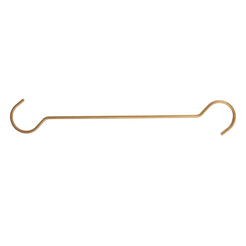 Clayre & Eef Hook 100x6x1 cm Gold colored Metal