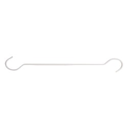 Clayre & Eef Gancio 120x6x1 cm Bianco Metallo