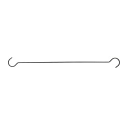 Clayre & Eef Gancio 120x6x1 cm Nero Metallo