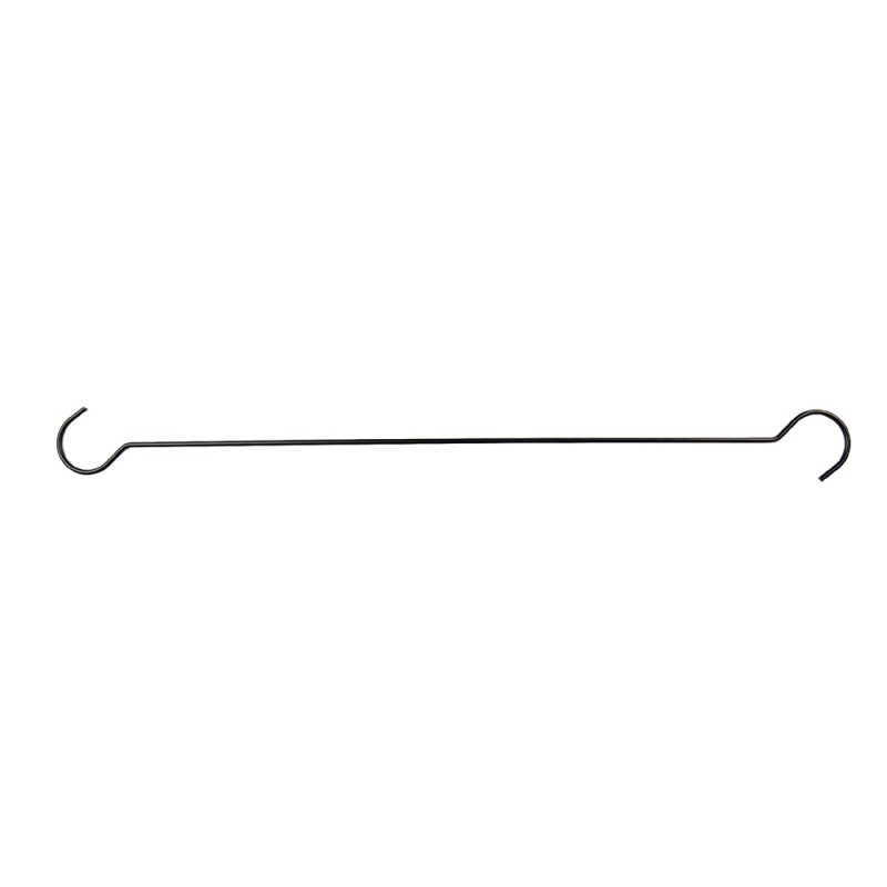 Clayre & Eef Crochet 120x6x1 cm Noir Métal