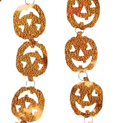 Clayre & Eef Halloween-Dekoration 237x1x9 cm Orange Kunststoff