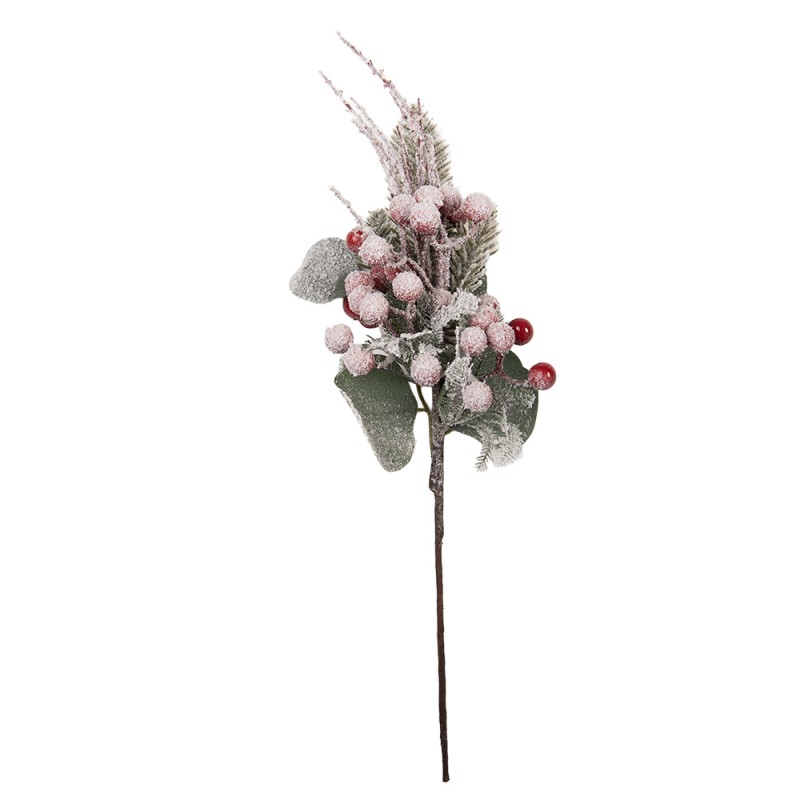 Clayre & Eef Weihnachtsdekoration 10x8x40 cm Grün Kunststoff