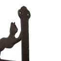 Clayre & Eef Wandhaken Katze 26x5x23 cm Braun Metall