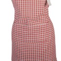 Clayre & Eef Kitchen Apron 69x68 cm Red Polyester