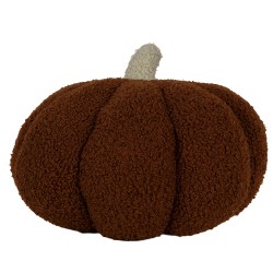 Clayre & Eef Dekoration Kürbis Ø 35x22 cm Braun Polyester