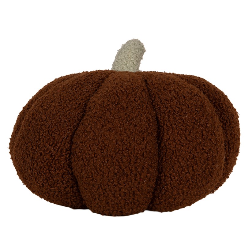 Clayre & Eef Dekoration Kürbis Ø 35x22 cm Braun Polyester