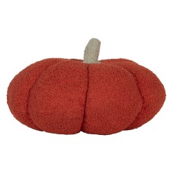 Clayre & Eef Dekoration Kürbis Ø 20x14 cm Rot Polyester