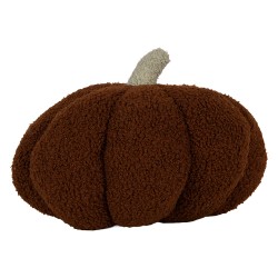 Clayre & Eef Dekoration Kürbis Ø 20x14 cm Braun Polyester