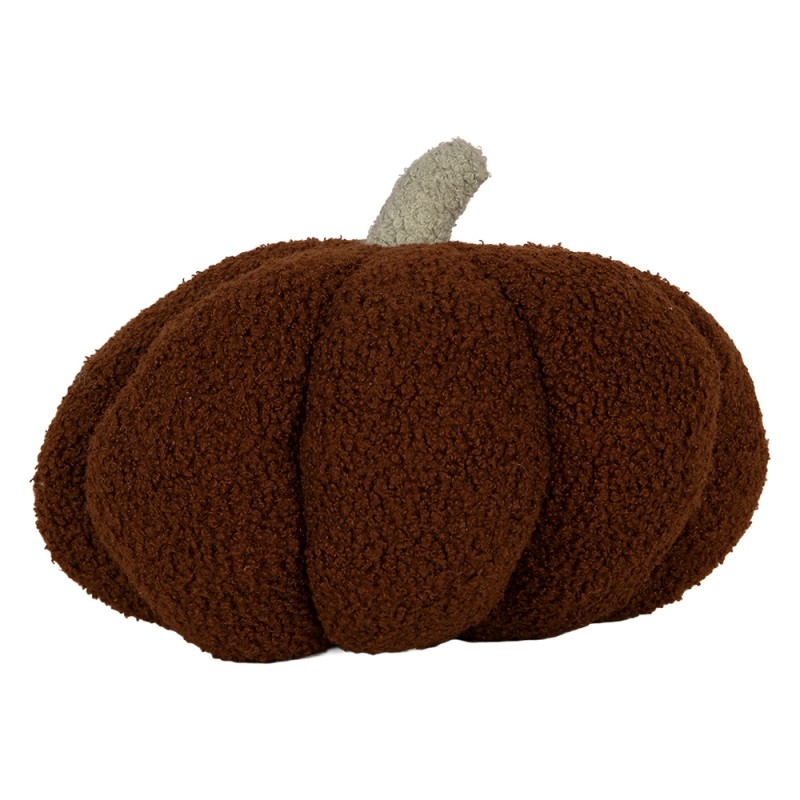 Clayre & Eef Dekoration Kürbis Ø 20x14 cm Braun Polyester