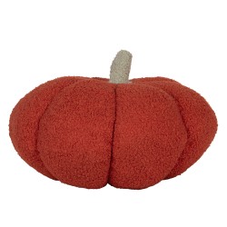 Clayre & Eef Dekoration Kürbis Ø 35x22 cm Rot Polyester