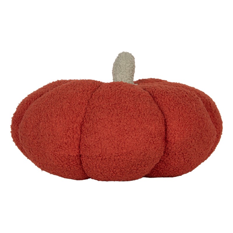 Clayre & Eef Dekoration Kürbis Ø 35x22 cm Rot Polyester