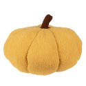 Clayre & Eef Dekoration Kürbis Ø 30x18 cm Gelb Polyester