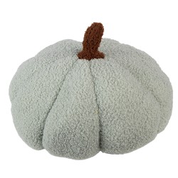 Clayre & Eef Dekoration Kürbis Ø 35x22 cm Grün Polyester