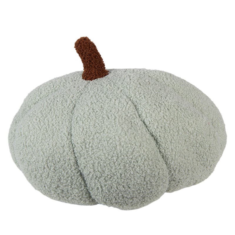 Clayre & Eef Dekoration Kürbis Ø 35x22 cm Grün Polyester