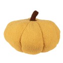 Clayre & Eef Dekoration Kürbis Ø 20x14 cm Gelb Polyester