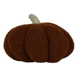 Clayre & Eef Dekoration Kürbis Ø 30x18 cm Braun Polyester