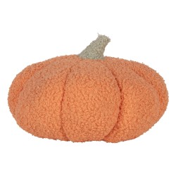 Clayre & Eef Dekoration Kürbis Ø 20x14 cm Orange Polyester