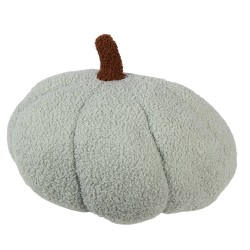 Clayre & Eef Dekoration Kürbis Ø 20x14 cm Grün Polyester