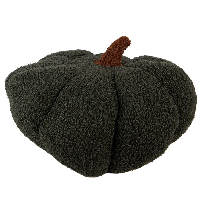 Clayre & Eef Dekoration Kürbis Ø 35x22 cm Grün Polyester