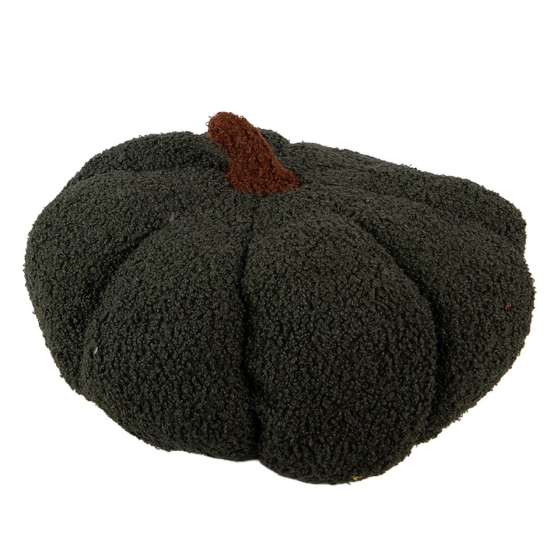 Clayre & Eef Dekoration Kürbis Ø 35x22 cm Grün Polyester