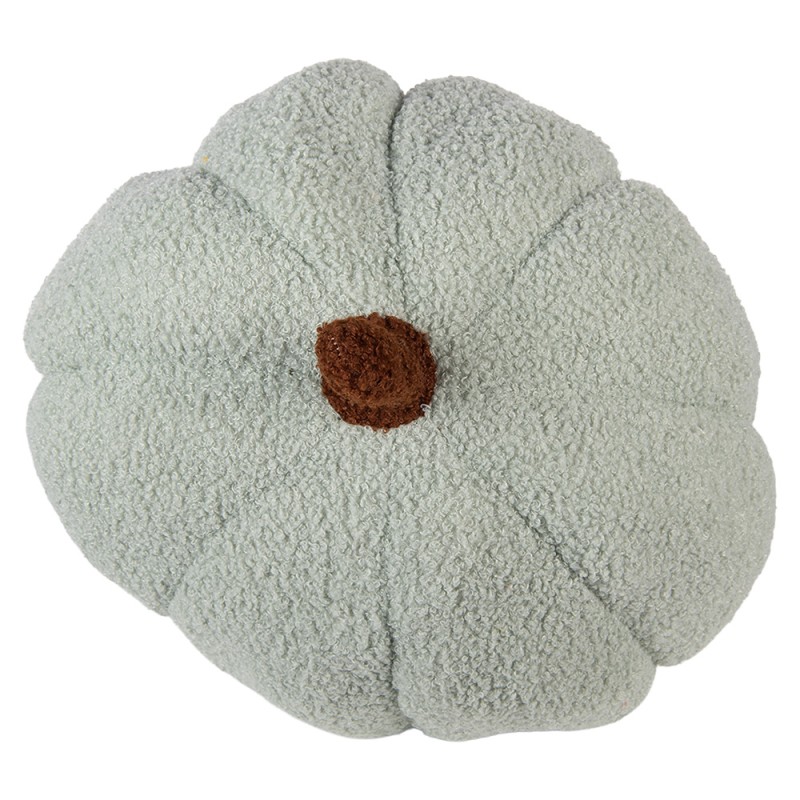 Clayre & Eef Dekoration Kürbis Ø 30x18 cm Grün Polyester