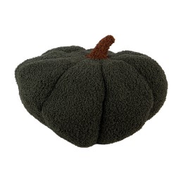 Clayre & Eef Dekoration Kürbis Ø 30x18 cm Grün Polyester