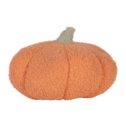 Clayre & Eef Dekoration Kürbis Ø 35x22 cm Orange Polyester