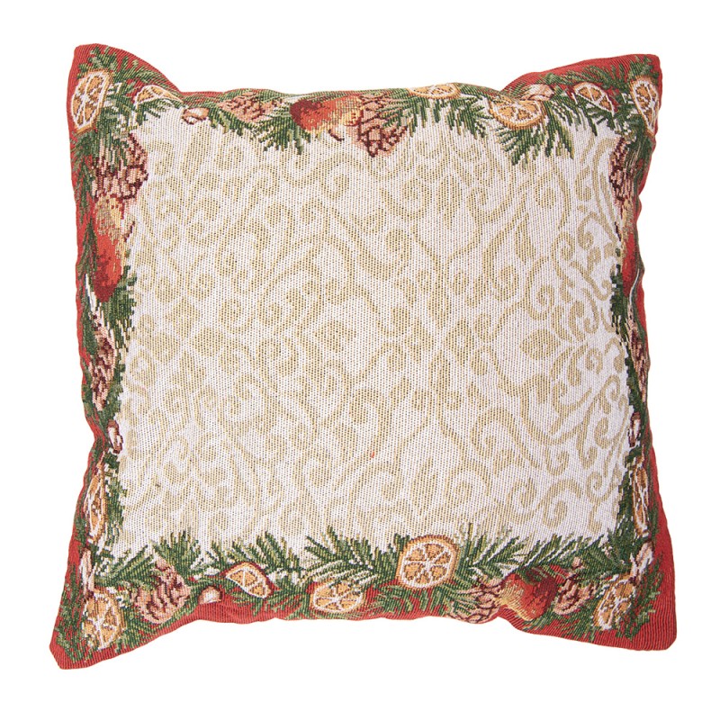 Clayre & Eef Decorative Cushion 45x45 cm Beige Polyester