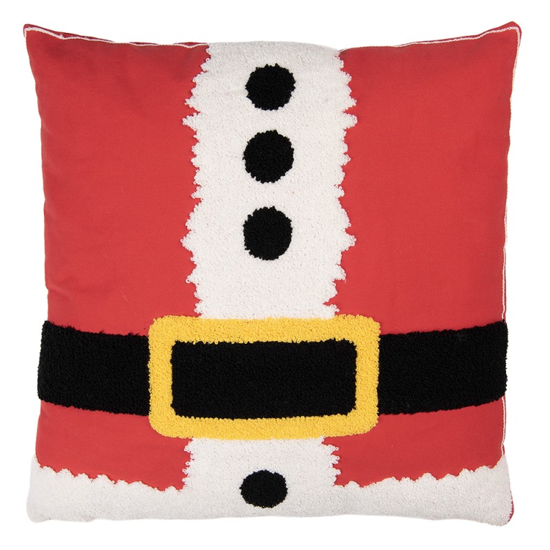 Clayre & Eef Decorative Cushion 45x45 cm Red Polyester